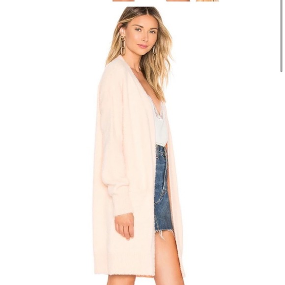 Tularosa - Taylor cozy long cardigan peach color size Large - Picture 2 of 10